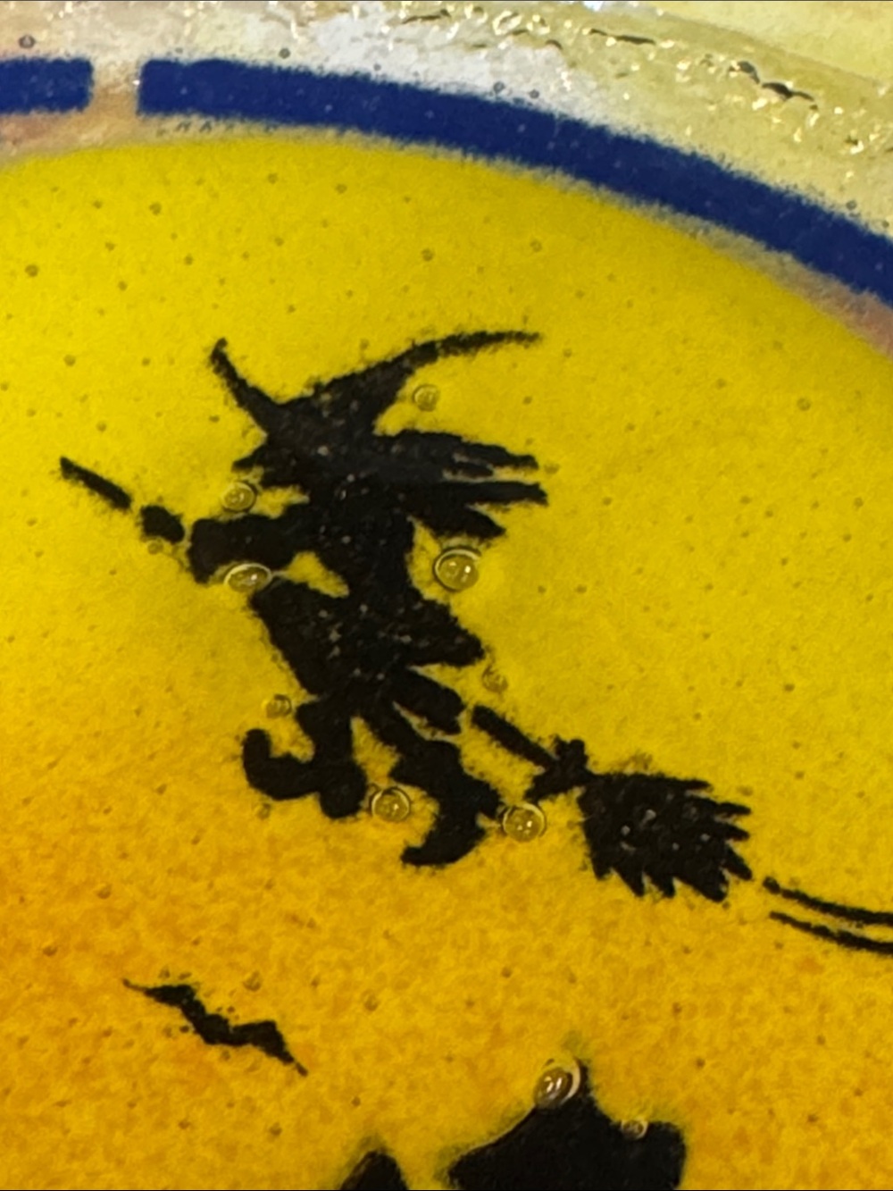 Peggy Kate Black Cat Halloween Decorative Plate - Picture 5 of 5